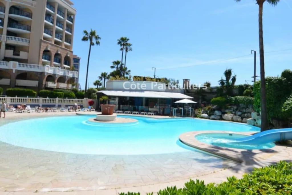 Appartement Rdc En Residence Avec Piscine カンヌ エクステリア 写真
